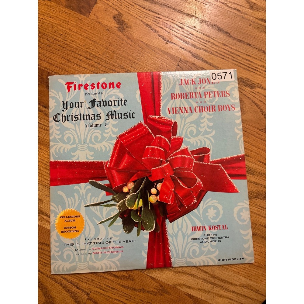 Firestone Your Favorite Christmas Music Vol 6 l LP 12" Blue Good Holiday 1967
